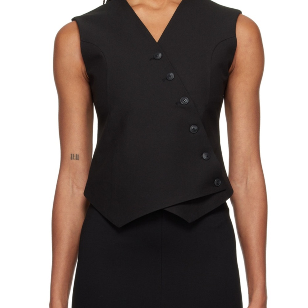 The Frankie Shop Black Sleeveless Top